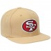 Men's San Francisco 49ers Mitchell & Ness Gold Snap Solid Adjustable Hat 2825938